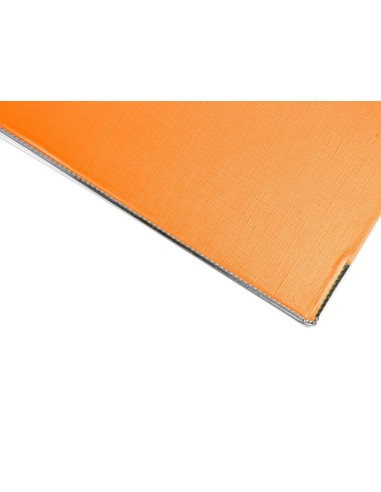 ARCH.PAL.LIDERPAPEL C.FORRADO DIN A4 NARANJA C/RADO LOMO 75 MM