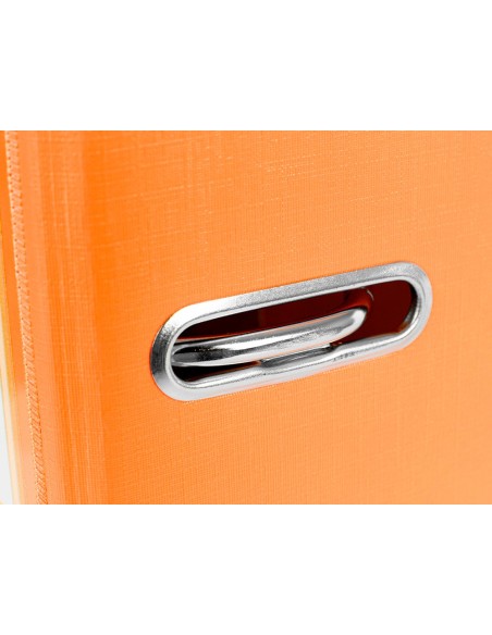 ARCH.PAL.LIDERPAPEL C.FORRADO DIN A4 NARANJA C/RADO LOMO 75 MM