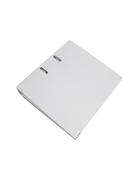 ARCH.PAL.LIDERPAPEL C.FORRADO DIN A4 BLANCO C/RADO LOMO 75 MM