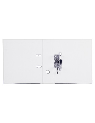 ARCH.PAL.LIDERPAPEL C.FORRADO DIN A4 BLANCO C/RADO LOMO 75 MM