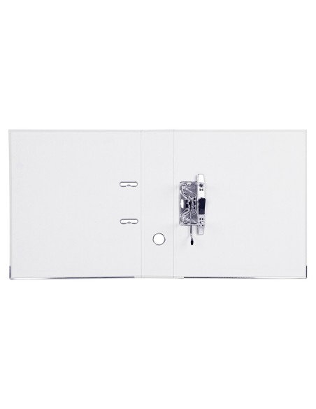 ARCH.PAL.LIDERPAPEL C.FORRADO DIN A4 BLANCO C/RADO LOMO 75 MM