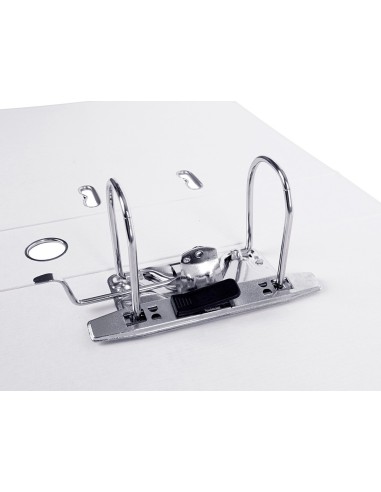 ARCH.PAL.LIDERPAPEL C.FORRADO DIN A4 BLANCO C/RADO LOMO 75 MM