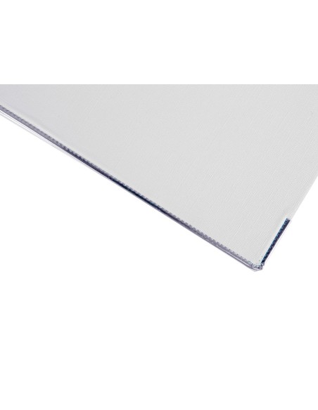 ARCH.PAL.LIDERPAPEL C.FORRADO DIN A4 BLANCO C/RADO LOMO 75 MM