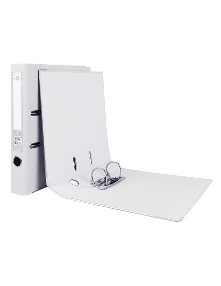 ARCHIVADOR ESTRECHO PALANCA DOCUMENTA A4 PVC RADO LOMO 52MM BL.