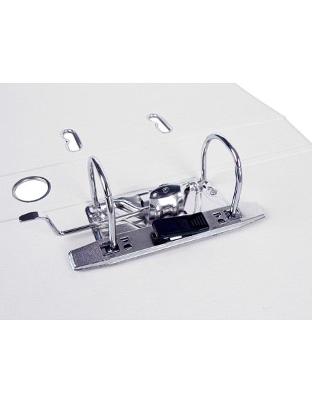 ARCHIVADOR ESTRECHO PALANCA DOCUMENTA A4 PVC RADO LOMO 52MM BL.