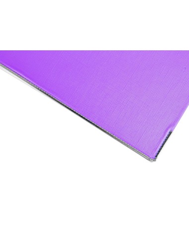 ARCH.PAL.LIDERPAPEL C.FORRADO DIN A4 LILA C/RADO LOMO 75 MM