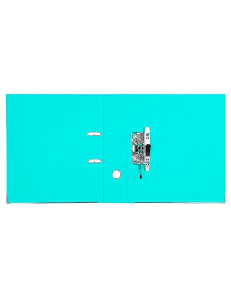 ARCH.PAL.LIDERPAPEL C.FORRADO DIN A4 VERDE CLARO C/RADO LOMO 75 MM