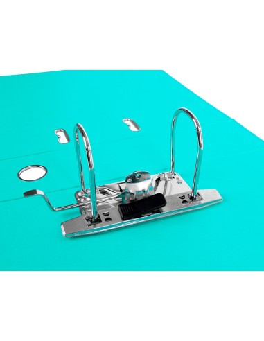 ARCH.PAL.LIDERPAPEL C.FORRADO DIN A4 VERDE CLARO C/RADO LOMO 75 MM