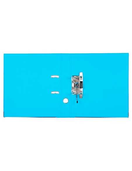 ARCHIVADOR ESTRECHO PALANCA DOCUMENTA A4 PVC RADO LOMO 52MM CELESTE