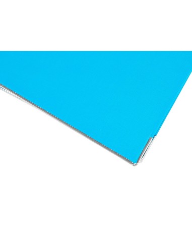 ARCHIVADOR ESTRECHO PALANCA DOCUMENTA A4 PVC RADO LOMO 52MM CELESTE