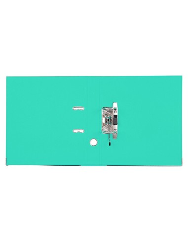 ARCHIVADOR ESTRECHO PALANCA DOCUMENTA A4 PVC RADO LOMO 52MM TURQ.