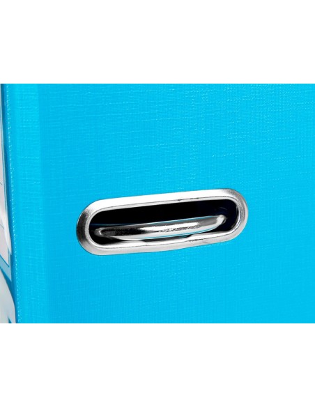 ARCHIVADOR PALANCA LIDERPAPEL FL FORRADO PVC RADO LOMO 75MM CEL.