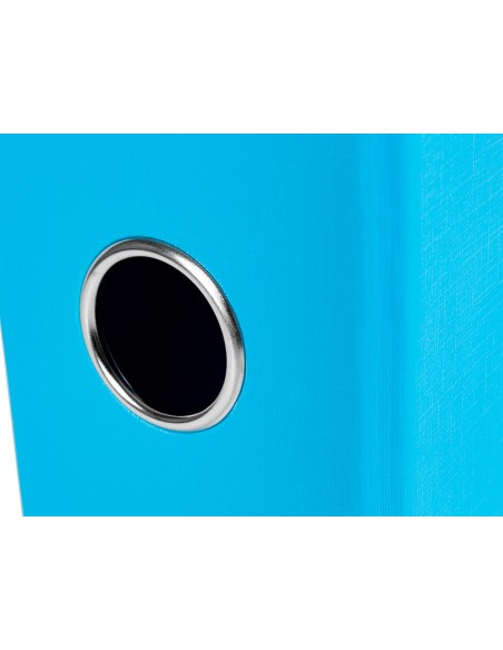 ARCHIVADOR PALANCA LIDERPAPEL FL FORRADO PVC RADO LOMO 75MM CEL.