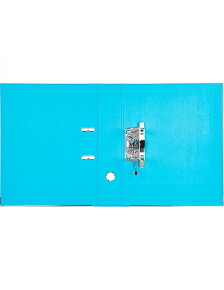 ARCHIVADOR PALANCA LIDERPAPEL FL FORRADO PVC RADO LOMO 75MM CEL.