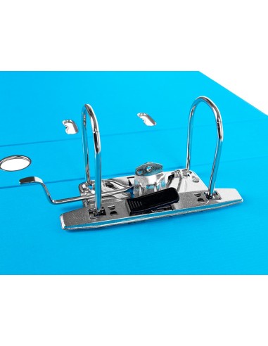 ARCHIVADOR PALANCA LIDERPAPEL FL FORRADO PVC RADO LOMO 75MM CEL.