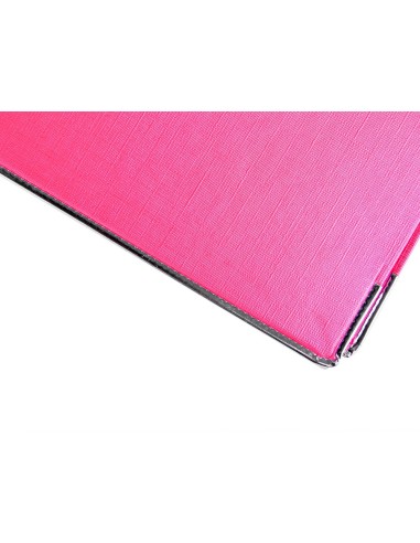 ARCHIVADOR PALANCA LIDERPAPEL FL FORRADO PVC RADO LOMO 75MM ROSA