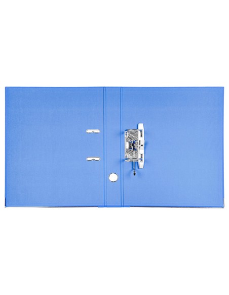 ARCHIVADOR ESTRECHO PALANCA DOCUMENTA FL PVC RADO LOMO 52MM AZ.