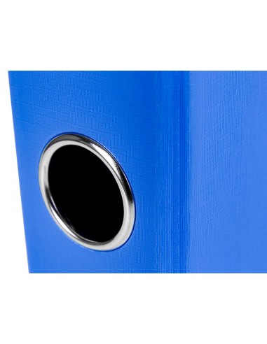 ARCHIVADOR ESTRECHO PALANCA DOCUMENTA FL PVC RADO LOMO 52MM AZ.