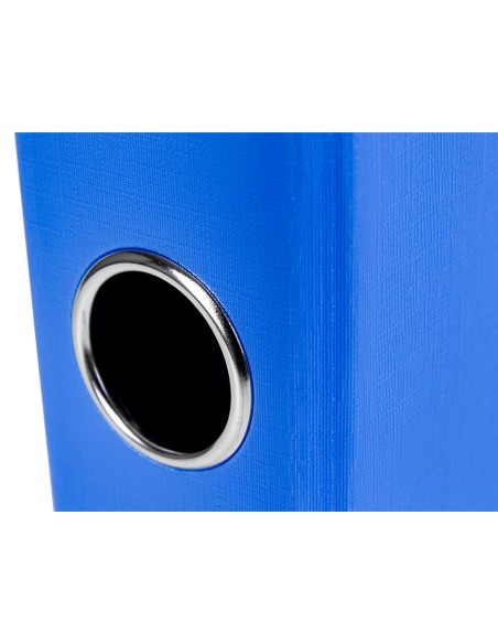 ARCHIVADOR ESTRECHO PALANCA DOCUMENTA FL PVC RADO LOMO 52MM AZ.