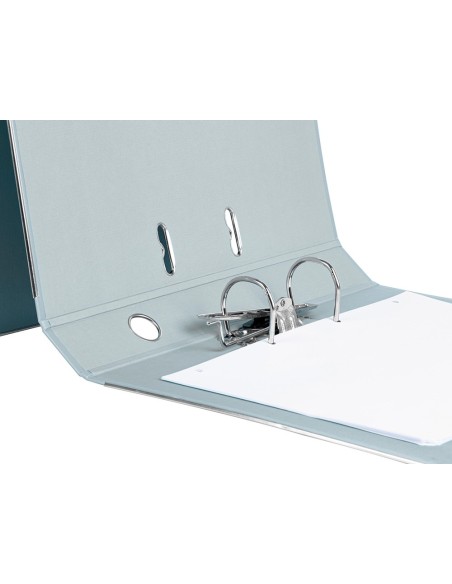 ARCHIVADOR ESTRECHO PALANCA DOCUMENTA FL PVC RADO LOMO 52MM GRIS