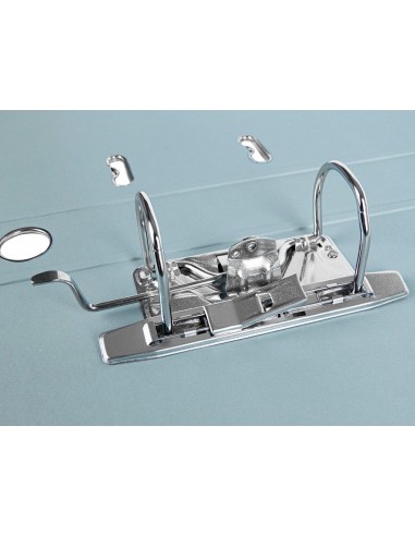 ARCHIVADOR ESTRECHO PALANCA DOCUMENTA FL PVC RADO LOMO 52MM GRIS