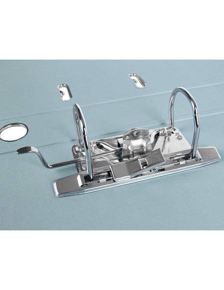 ARCHIVADOR ESTRECHO PALANCA DOCUMENTA FL PVC RADO LOMO 52MM GRIS