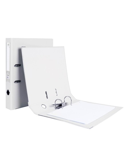 ARCHIVADOR ESTRECHO PALANCA DOCUMENTA FL PVC RADO LOMO 52MM BL.