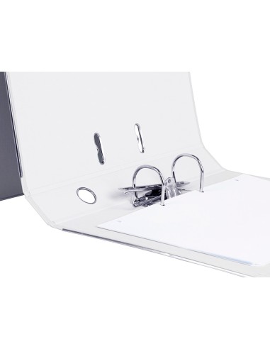 ARCHIVADOR ESTRECHO PALANCA DOCUMENTA FL PVC RADO LOMO 52MM BL.