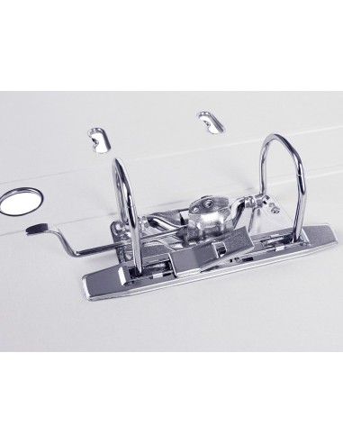 ARCHIVADOR ESTRECHO PALANCA DOCUMENTA FL PVC RADO LOMO 52MM BL.