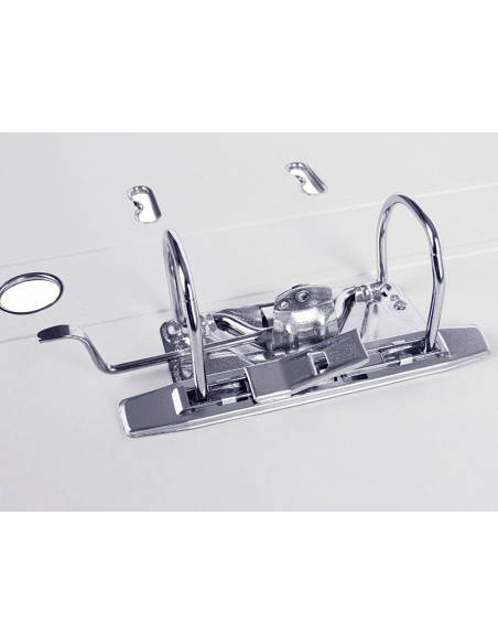 ARCHIVADOR ESTRECHO PALANCA DOCUMENTA FL PVC RADO LOMO 52MM BL.