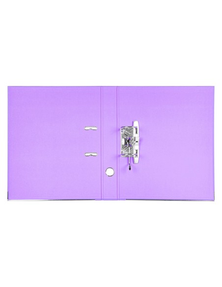 ARCHIVADOR ESTRECHO PALANCA DOCUMENTA FL PVC RADO LOMO 52MM LILA