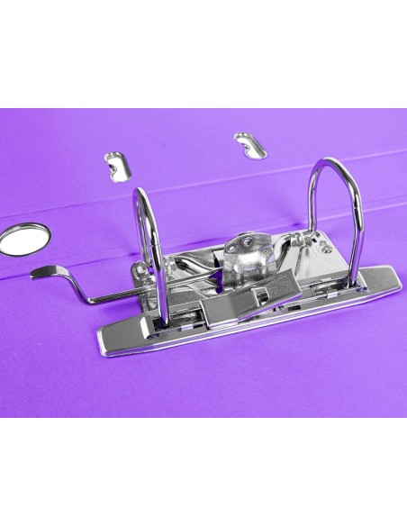 ARCHIVADOR ESTRECHO PALANCA DOCUMENTA FL PVC RADO LOMO 52MM LILA