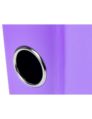 ARCHIVADOR ESTRECHO PALANCA DOCUMENTA FL PVC RADO LOMO 52MM LILA