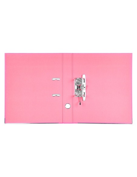ARCHIVADOR ESTRECHO PALANCA DOCUMENTA FL PVC RADO LOMO 52MM ROSA