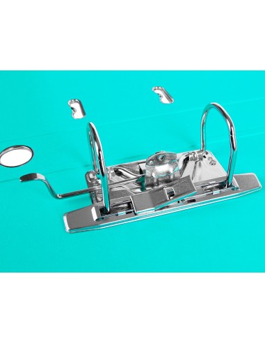 ARCHIVADOR ESTRECHO PALANCA DOCUMENTA FL PVC RADO LOMO 52MM TURQ.