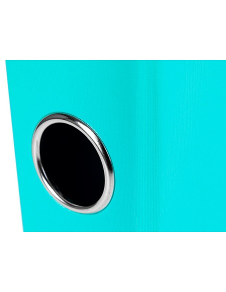 ARCHIVADOR ESTRECHO PALANCA DOCUMENTA FL PVC RADO LOMO 52MM TURQ.