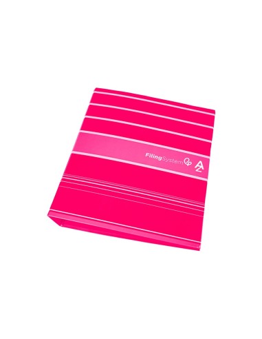 ARCH.PALANCA  EL A4 FILING SYSTEM FORRADO SIN RADO L.80MM ROSA
