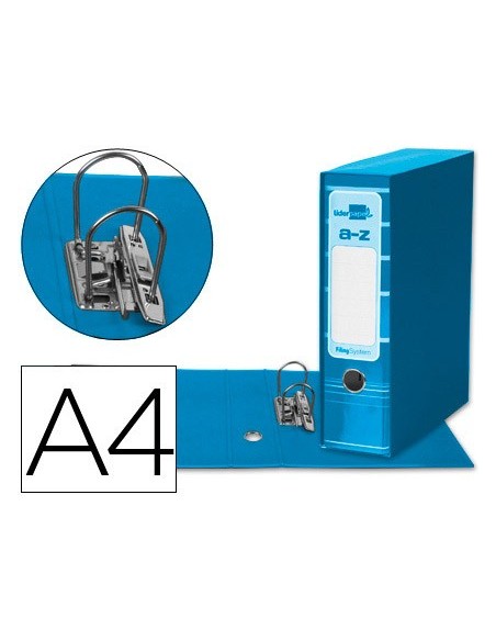 ARCH.PALANCA  EL A4 FILING SYSTEM FORRADO SIN RADO L.80MM CEL.