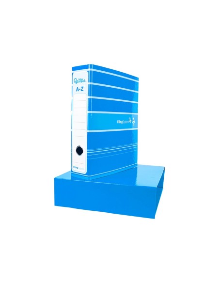 ARCH.PALANCA  EL A4 FILING SYSTEM FORRADO SIN RADO L.80MM CEL.