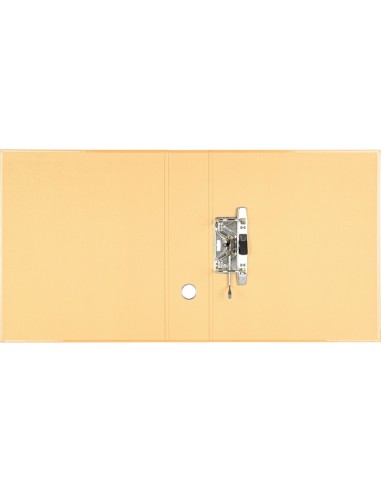 ARCHIVADOR PALANCA A4 FORRADO SIN RADO LOMO 80MM MELOCOTON