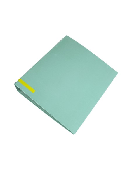 ARCHIVADOR PALANCA A4 FORRADO SIN RADO LOMO 80MM MENTA