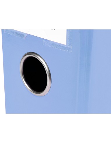 ARCHIVADOR PALANCA A4 FORRADO SIN RADO LOMO 80MM CEL.