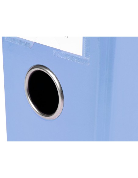 ARCHIVADOR PALANCA A4 FORRADO SIN RADO LOMO 80MM CEL.