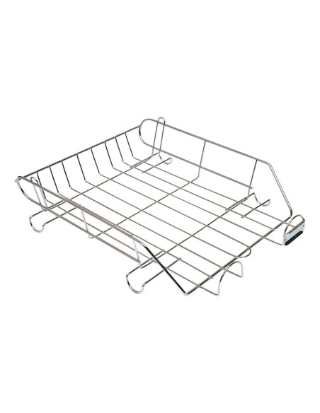 BANDEJA SOBREM.METALICA Q-CON.CROMADA 370X275 MM