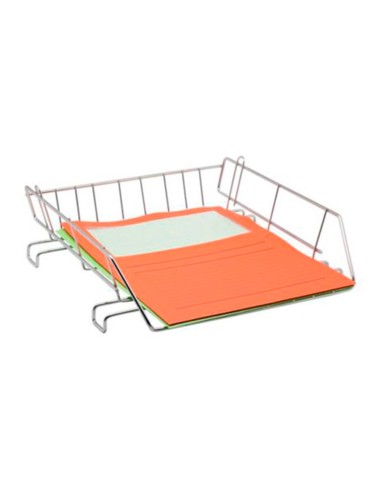 BANDEJA SOBREM.METALICA Q-CON.CROMADA 370X275 MM