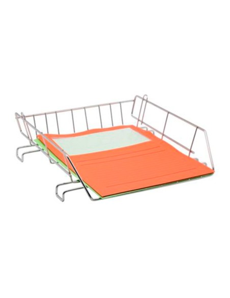 BANDEJA SOBREM.METALICA Q-CON.CROMADA 370X275 MM