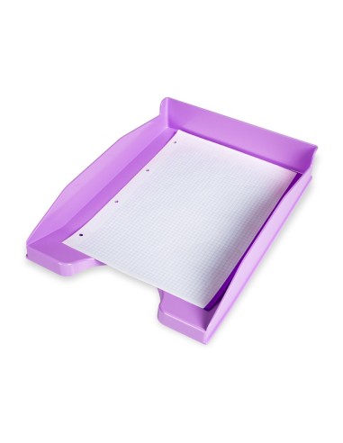 BANDEJA PLAST.Q-CON.LAVANDA OPACO