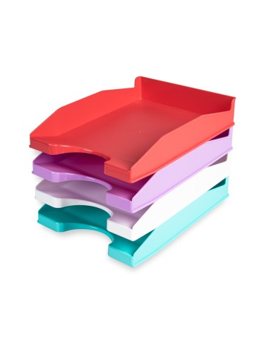 BANDEJA PLAST.Q-CON.LAVANDA OPACO