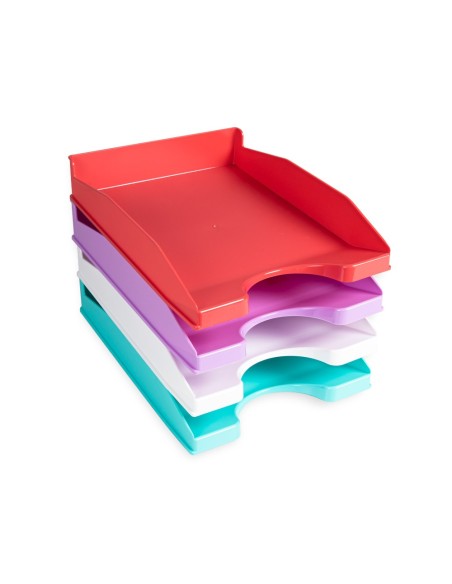 BANDEJA PLAST.Q-CON.LAVANDA OPACO