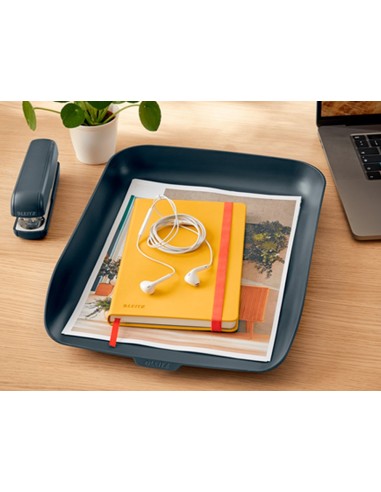 BANDEJA PLAST.LEITZ COSY GRIS 268X126X358MM